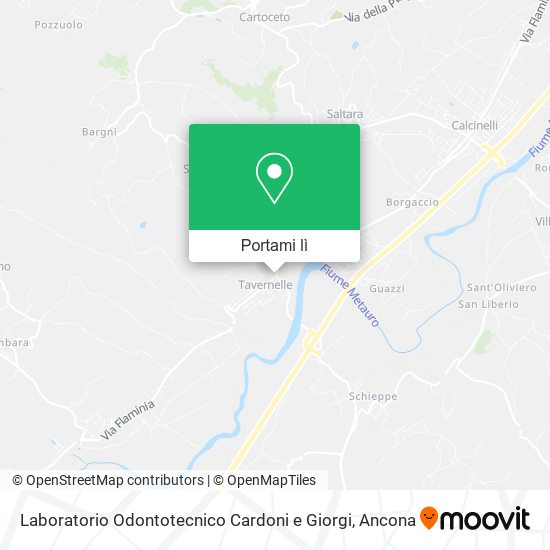 Mappa Laboratorio Odontotecnico Cardoni e Giorgi