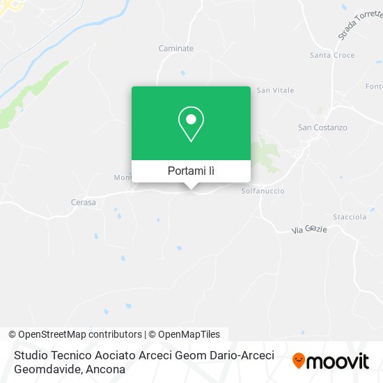 Mappa Studio Tecnico Aociato Arceci Geom Dario-Arceci Geomdavide