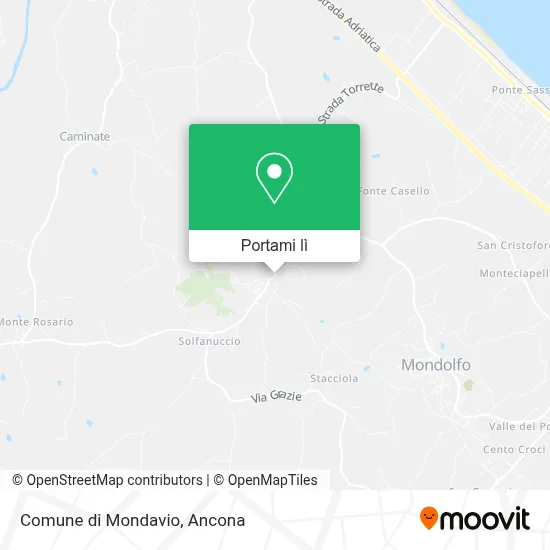 Mappa Comune di Mondavio