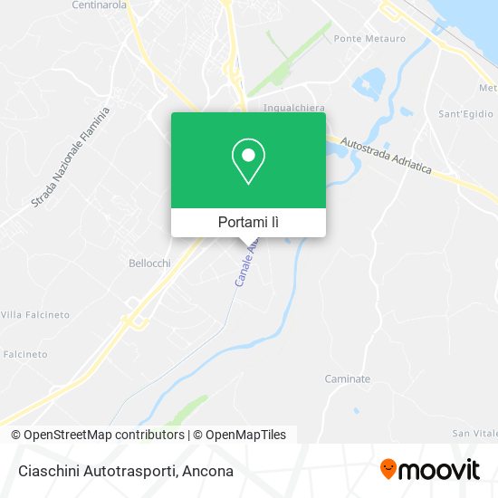 Mappa Ciaschini Autotrasporti