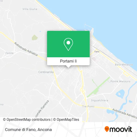 Mappa Comune di Fano