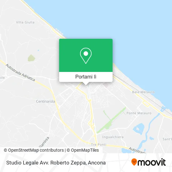 Mappa Studio Legale Avv. Roberto Zeppa