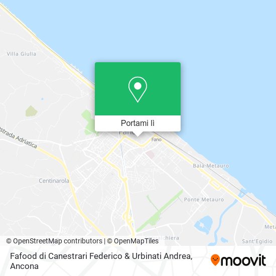 Mappa Fafood di Canestrari Federico & Urbinati Andrea