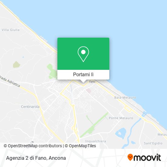 Mappa Agenzia 2 di Fano