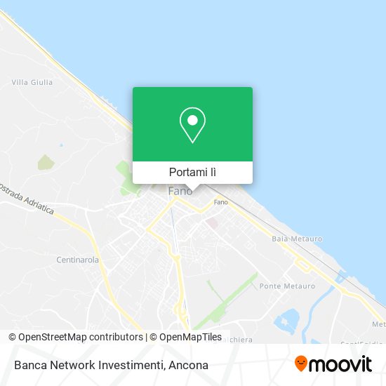 Mappa Banca Network Investimenti