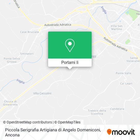 Mappa Piccola Serigrafia Artigiana di Angelo Domeniconi