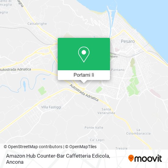 Mappa Amazon Hub Counter-Bar Caffetteria Edicola