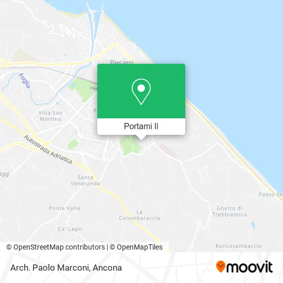 Mappa Arch. Paolo Marconi
