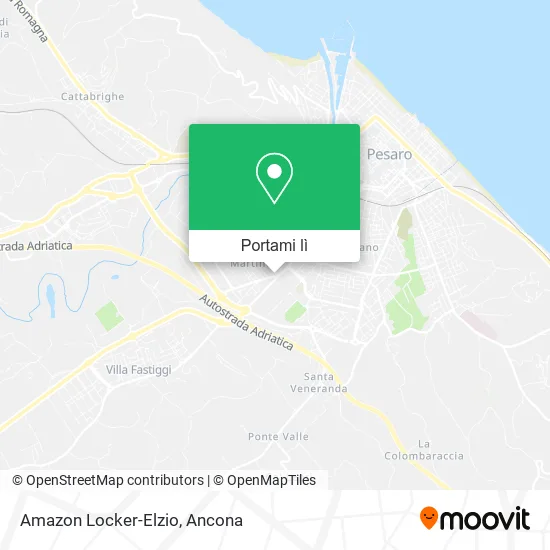 Mappa Amazon Locker-Elzio