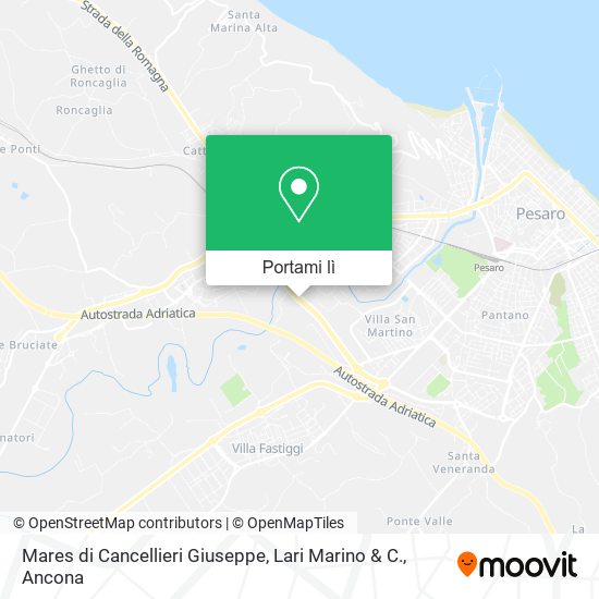 Mappa Mares di Cancellieri Giuseppe, Lari Marino & C.