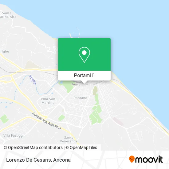 Mappa Lorenzo De Cesaris