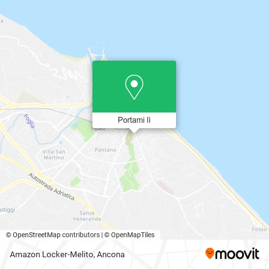 Mappa Amazon Locker-Melito