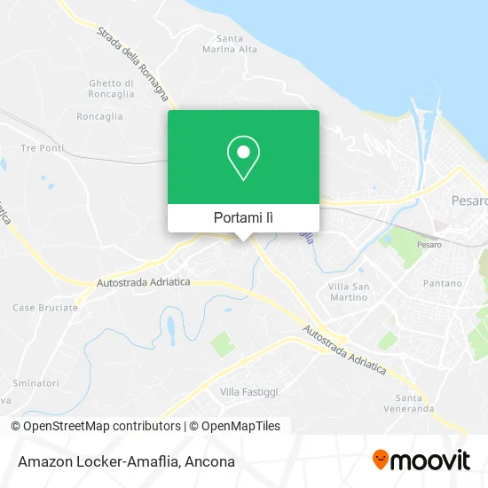 Mappa Amazon Locker-Amaflia