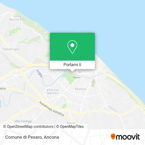 Mappa Comune di Pesaro