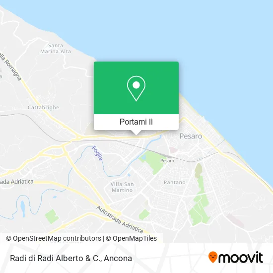 Mappa Radi di Radi Alberto & C.