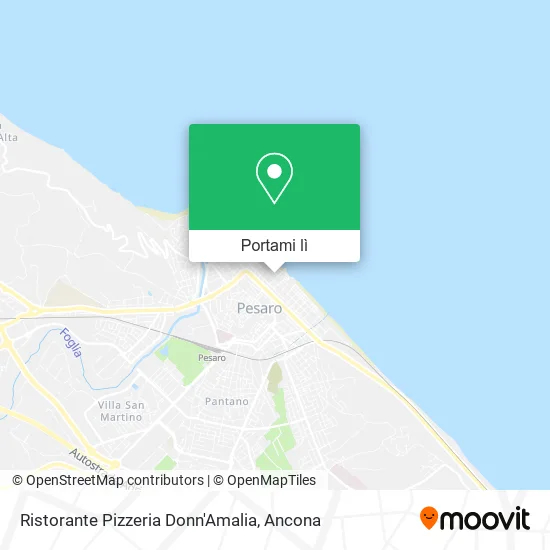 Mappa Ristorante Pizzeria Donn'Amalia