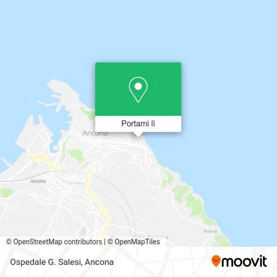 Mappa Ospedale G. Salesi