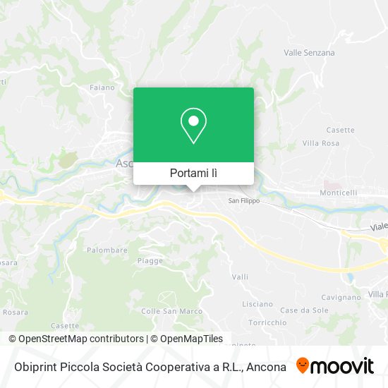 Mappa Obiprint Piccola Società Cooperativa a R.L.