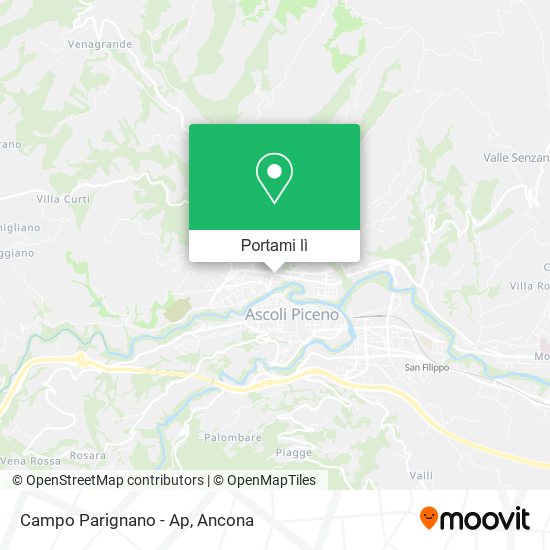 Mappa Campo Parignano - Ap