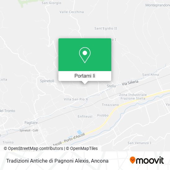 Mappa Tradizioni Antiche di Pagnoni Alexis