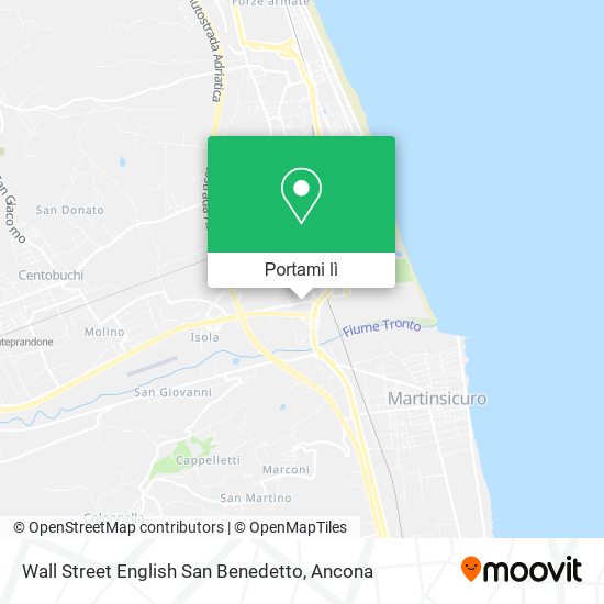 Mappa Wall Street English San Benedetto