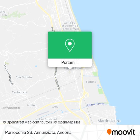 Mappa Parrocchia SS. Annunziata