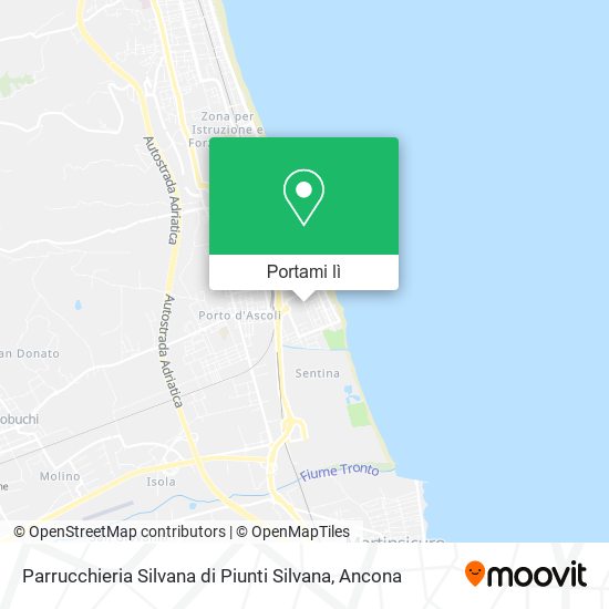 Mappa Parrucchieria Silvana di Piunti Silvana