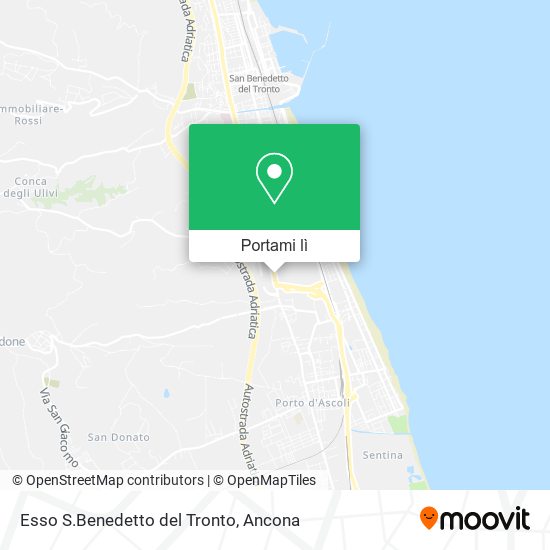 Mappa Esso S.Benedetto del Tronto
