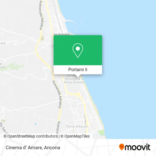 Mappa Cinema d' Amare