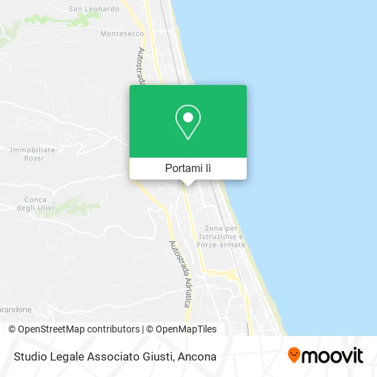 Mappa Studio Legale Associato Giusti