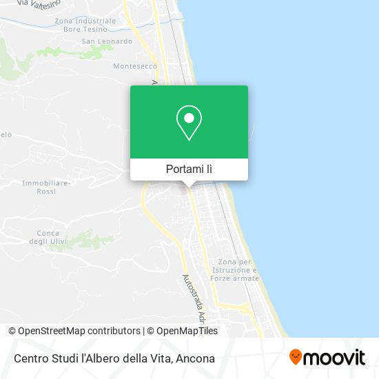Mappa Centro Studi l'Albero della Vita