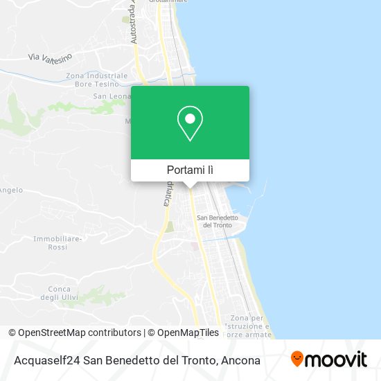 Mappa Acquaself24 San Benedetto del Tronto