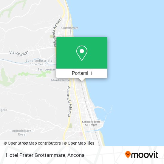 Mappa Hotel Prater Grottammare