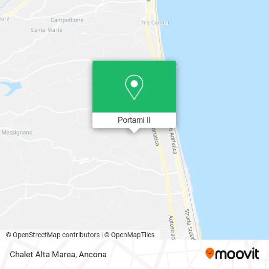 Mappa Chalet Alta Marea