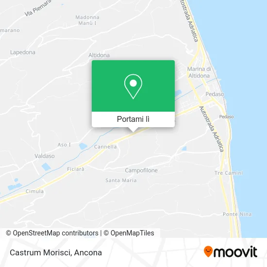 Mappa Castrum Morisci