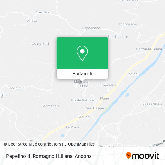 Mappa Pepefino di Romagnoli Liliana