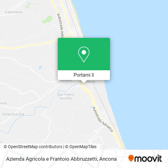 Mappa Azienda Agricola e Frantoio Abbruzzetti