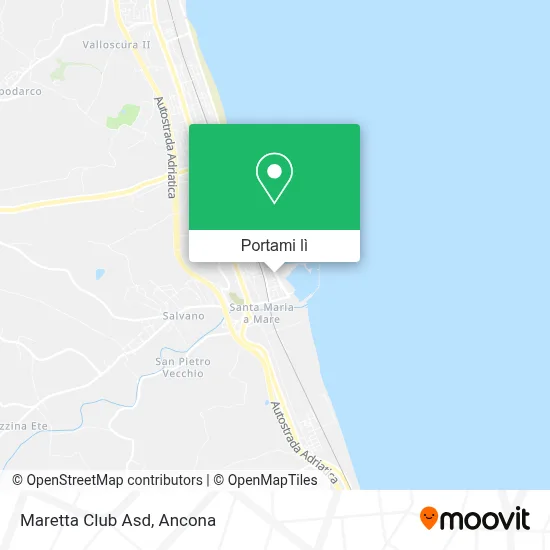 Mappa Maretta Club Asd