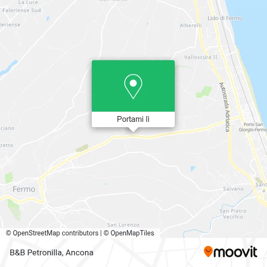 Mappa B&B Petronilla