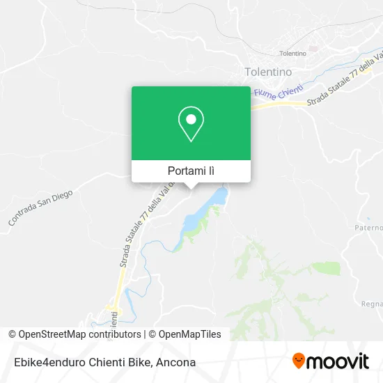 Mappa Ebike4enduro Chienti Bike