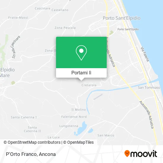Mappa P'Orto Franco