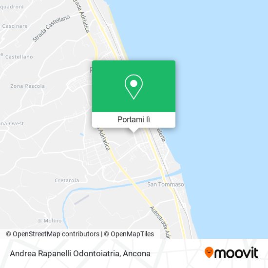 Mappa Andrea Rapanelli Odontoiatria