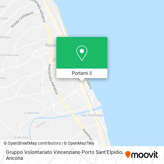 Mappa Gruppo Volontariato Vincenziano Porto Sant'Elpidio
