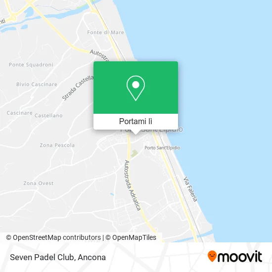 Mappa Seven Padel Club