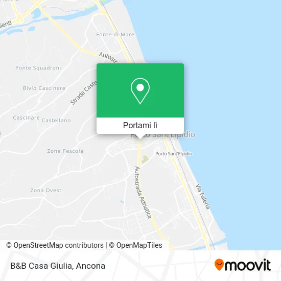 Mappa B&B Casa Giulia