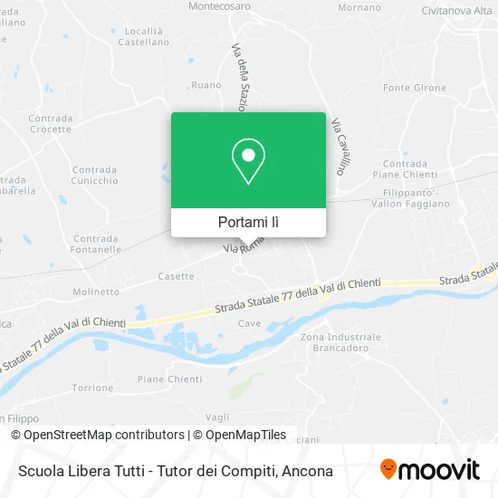 Mappa Scuola Libera Tutti - Tutor dei Compiti