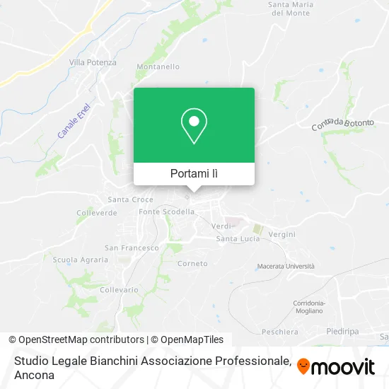 Mappa Studio Legale Bianchini Associazione Professionale