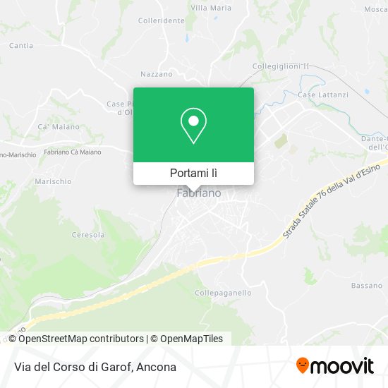 Mappa Via del Corso di Garof