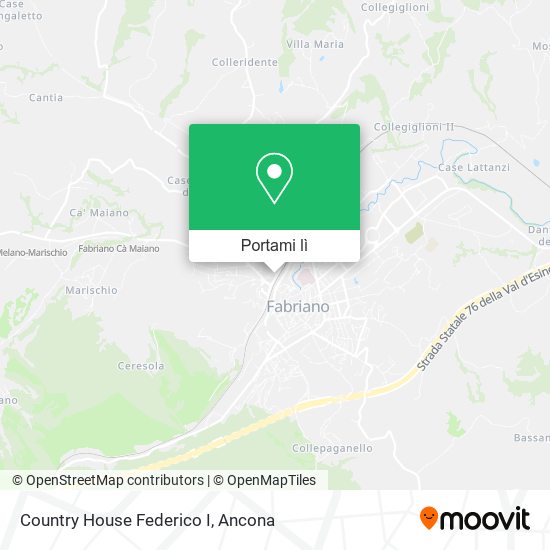 Mappa Country House Federico I
