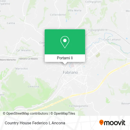 Mappa Country House Federico I